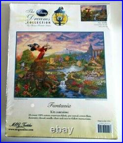 MG Textiles Kinkade Disney Dreams Collection Fantasia Cross Stitch Kit 52510