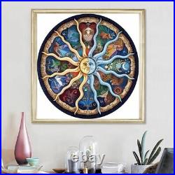 Mandala Zodiac Signs Diamond Painting House Decoration Portrait House Embroidery
