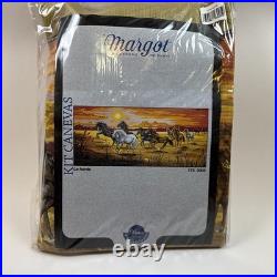 Margot Creations La Horde Large 20 x 45 Vintage Cross Stitch Kit New #175.3005