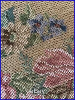 Maria Kiekeben Tramme Tapestry/Needlepoint Kit Rug Handmade cotton wool Madeira