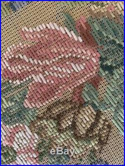 Maria Kiekeben Tramme Tapestry/Needlepoint Kit Rug Handmade cotton wool Madeira