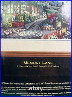Memory Lane Dimensions Gold Collection Counted Cross Stitch 17x11 Carl Valente