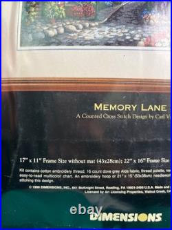 Memory Lane Dimensions Gold Collection Counted Cross Stitch 17x11 Carl Valente