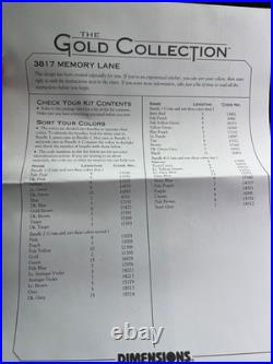 Memory Lane Dimensions Gold Collection Counted Cross Stitch 17x11 Carl Valente