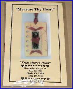 Merry Cox / From Merry's Heart Measure Thy Heart Cross Stitch Kit NIP