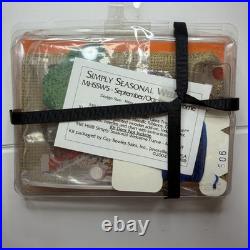 Mill Hill Cross Stitch Kit Simply Seasonal Welcome July/ August MHSSW4 New 2004