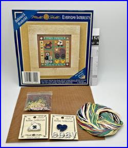 Mill Hill Everyday Interests Baby Sampler Button Bead Kit Cross Stitch Pattern