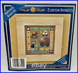 Mill Hill Everyday Interests Baby Sampler Button Bead Kit Cross Stitch Pattern