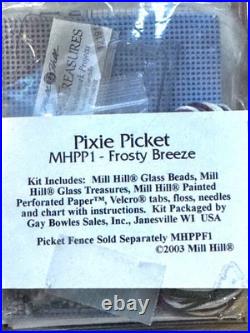 Mill Hill White Picket Fence Frosty Breeze MHPP1 Pixie Picket
