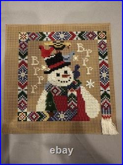 Mill Hills Completed Counted Cross Stitch Winter Theme Lot of 6