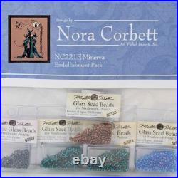 Minerva LINEN Kit Beaded Counted Cross Stitch by Nora Corbett Designs NC221 B
