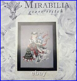 Mirabilia Cross Stitch MD100 Winter White Santa Kit No Whisper