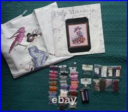 Mirabilia Cross Stitch Miss Cherry Blossom MD153 Partial Complete Please Read