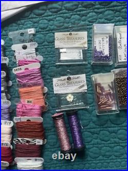 Mirabilia Cross Stitch Miss Cherry Blossom MD153 Partial Complete Please Read