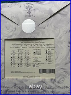 Mirabilia Cross Stitch Miss Cherry Blossom MD153 Partial Complete Please Read