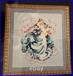 Mirabilia Designs ENCHANTED DREAMER Counted Cross Stitch Kit Linen Floss Beads