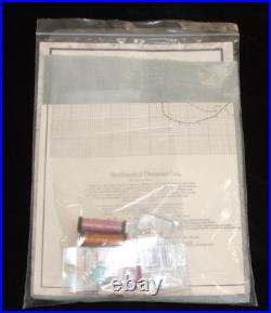 Mirabilia Designs ENCHANTED DREAMER Counted Cross Stitch Kit Linen Floss Beads