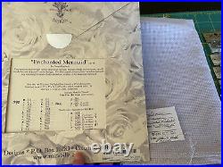 Mirabilia Enchanted Mermaid Cross stitch kit pattern floss thread beads and aida