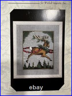 Mirabilia Nora Corbett Cross Stitch Lot VIXEN BLITZEN DANCER CUPID + Materials