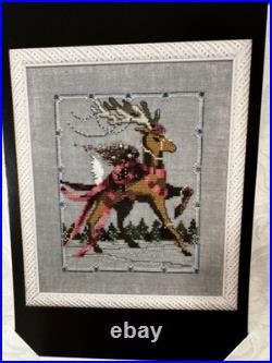 Mirabilia Nora Corbett Cross Stitch Lot VIXEN BLITZEN DANCER CUPID + Materials