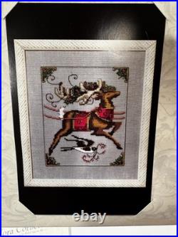 Mirabilia Nora Corbett Cross Stitch Lot VIXEN BLITZEN DANCER CUPID + Materials