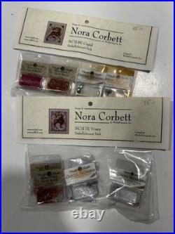 Mirabilia Nora Corbett Cross Stitch Lot VIXEN BLITZEN DANCER CUPID + Materials