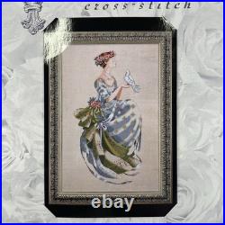Mirabilia The Queen of Peace MD58 Cross Stitch Pattern (opened) & Beads