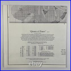Mirabilia The Queen of Peace MD58 Cross Stitch Pattern (opened) & Beads