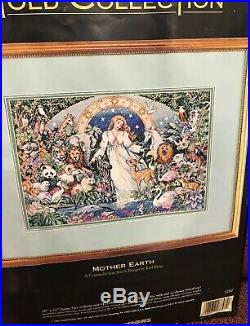 Mother Earth The Gold Collection Cross Stitch Dimensions, designed by Karl Bang