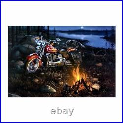 Motorcycle Portrait Diamond Painting Round Square Drills Design Decor Embroidery