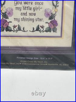 My Daughter Cross Stitch Kit 10.4 X 13.3 By Cross My Heart Inc. With Pre-Sorte