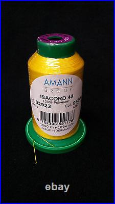 NEW! 50 Cones Isacord Polyester Embroidery Thread Kit #5 New In Wrapper