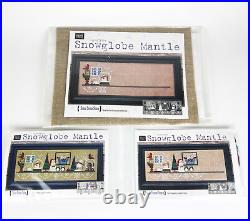 NEW Bent Creek Wintery Snowglobe Mantle Cross Stitch Kit Part 1-3 Complete Set