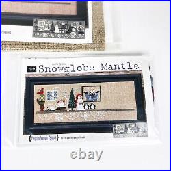 NEW Bent Creek Wintery Snowglobe Mantle Cross Stitch Kit Part 1-3 Complete Set