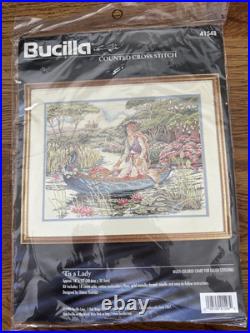 NEW Bucilla'TIS A LADY Cross Stitch Kit #41548 Diana Thomas 1996 Unopened NEW Bucilla'TIS A LADY Cross Stitch Kit #41548 Diana Thomas 1996 Unopened