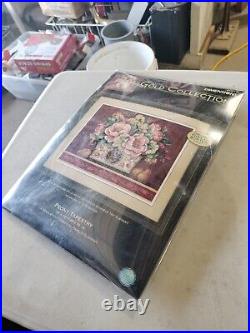 NEW-DIMENSIONS THE GOLD COLLECTION-Peony Tapestry& 20019-Unopened-FAST SHIPPING