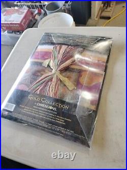 NEW-DIMENSIONS THE GOLD COLLECTION-Peony Tapestry& 20019-Unopened-FAST SHIPPING