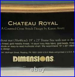 NEW Dimensions GOLD Collection Cross Stitch Kit CHATEAU ROYAL #3779 Karen Avery