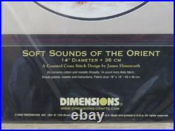 NEW Dimensions Gold Collection SOFT SOUNDS OF THE ORIENT #35041 Cross Stitch Kit