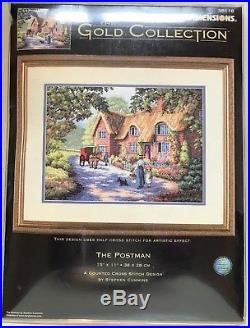 NEW Dimensions Gold Collection The Postman Counted Cross Stitch Kit (04/72)