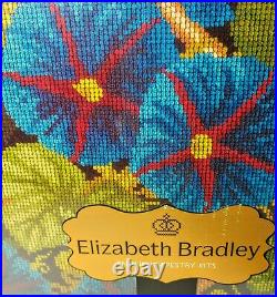 NEW Elizabeth Bradley Tapestry Needlepoint Kit MORNING GLORY Trellis Botanical