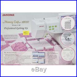 NEW IN BOX! Janome Professional Quilting Kit Version 3.0 for Memory Craft 11000