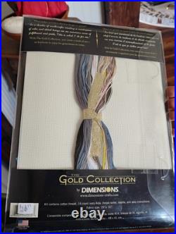 NEW NIP Dimensions Gold Collection Snow Leopard Counted Cross Stitch Kit 35244
