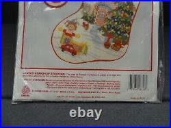 NEW Needlepoint Needle Treasures 06858 Santa's Workshop Stocking Kit Made in USA