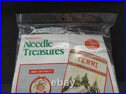 NEW Needlepoint Needle Treasures 06858 Santa's Workshop Stocking Kit Made in USA NEW Needlepoint Needle Treasures 06858 Santa's Workshop Stocking Kit Made in USA
