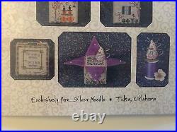 NEW RARE Just Nan Charming House of Lindy Mouse Silver Needle Cross Stitch Kit