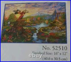 NEW RARE The Disney Dreams Fantasia Cross Stitch Kit Thomas Kinkade 16 x 12