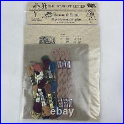 NEW SCARLET LETTER ABIGAIL GOULD'S SAMPLER 1796 Cross Stitch Kit Vintage Gift