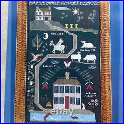 NEW SCARLET LETTER FOUR SEASONS SAMPLER Cross Stitch Needlework Kit 1992 Gift