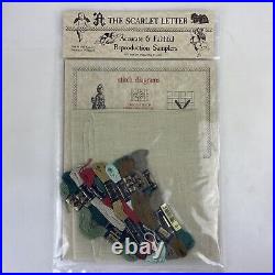 NEW SCARLET LETTER GENNETT CLAPP'S SAMPLER Cross Stitch Kit Ohio Vtg Gift